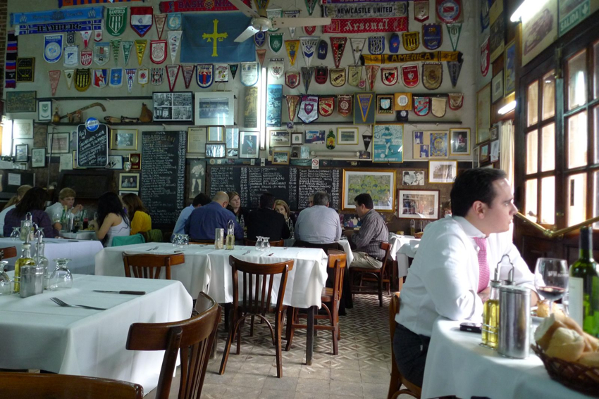 Intérieur du restaurant El Obrero