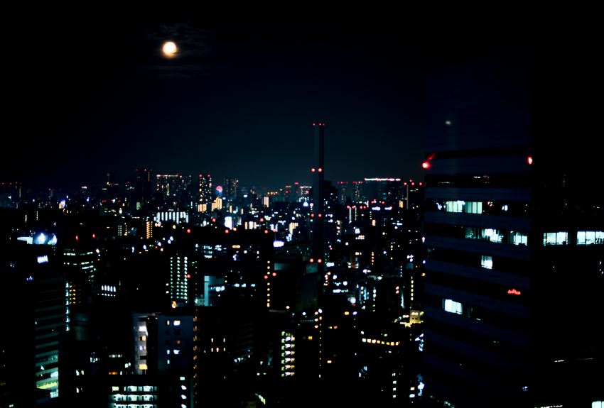 Lost in Tokyo, vue de nuit © photos alizee bauer
