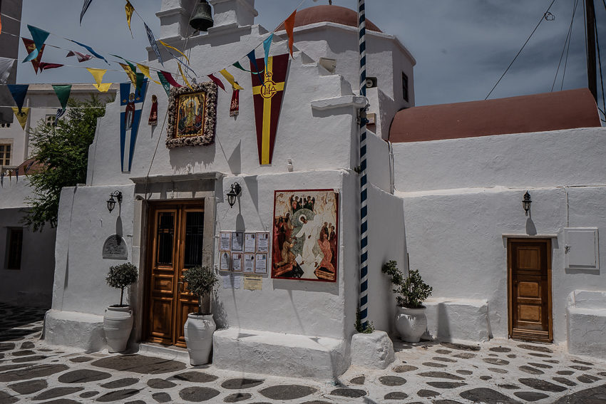 Eglise Mykonos. Lesvoyagesdingrid